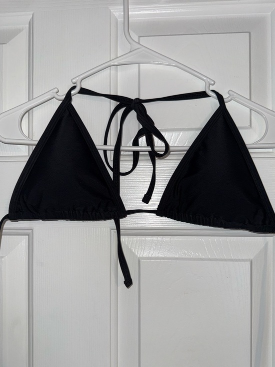 93 Play Street Other - 93 Play Street Black Danny Triangle Tie Bikini Top- Size L